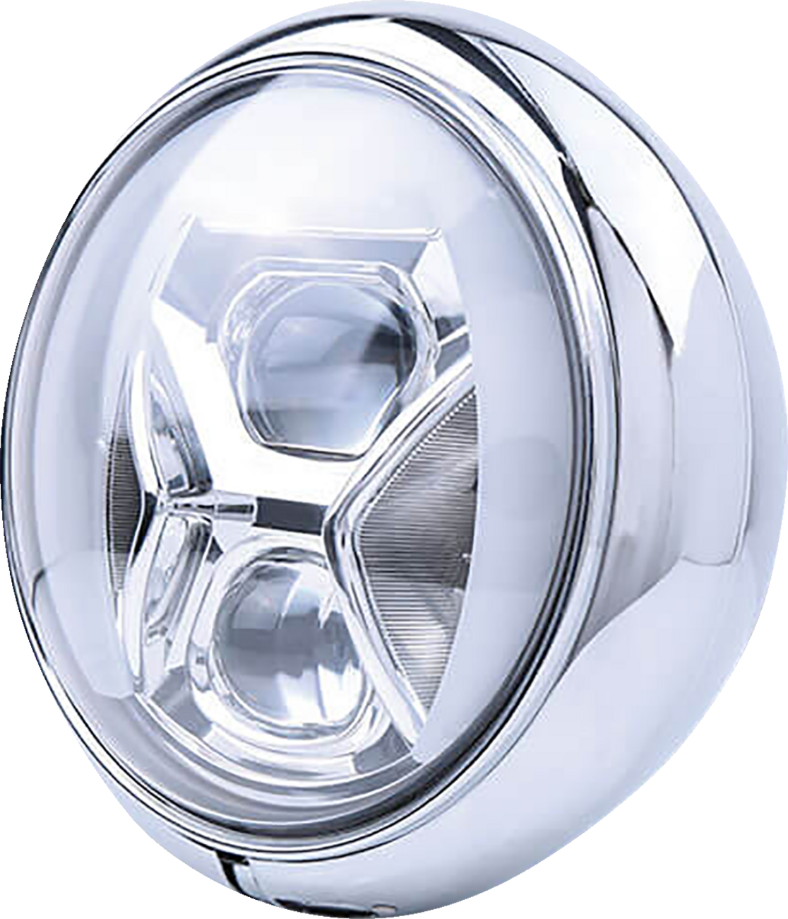 HIGHSIDER Adaptive Headlight with Housing - 7" - Chrome 223-240