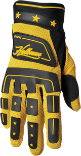 THOR Hallman Digit Gloves - Black/Yellow - Small 3330-6777