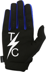 THRASHIN SUPPLY CO. Stealth Gloves - Black/Blue - Medium SV1-04-09