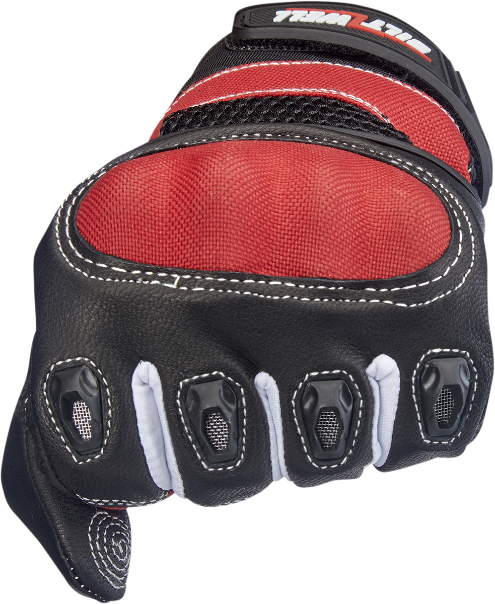 BILTWELL Bridgeport Gloves - Red - Small 1509-0801-302