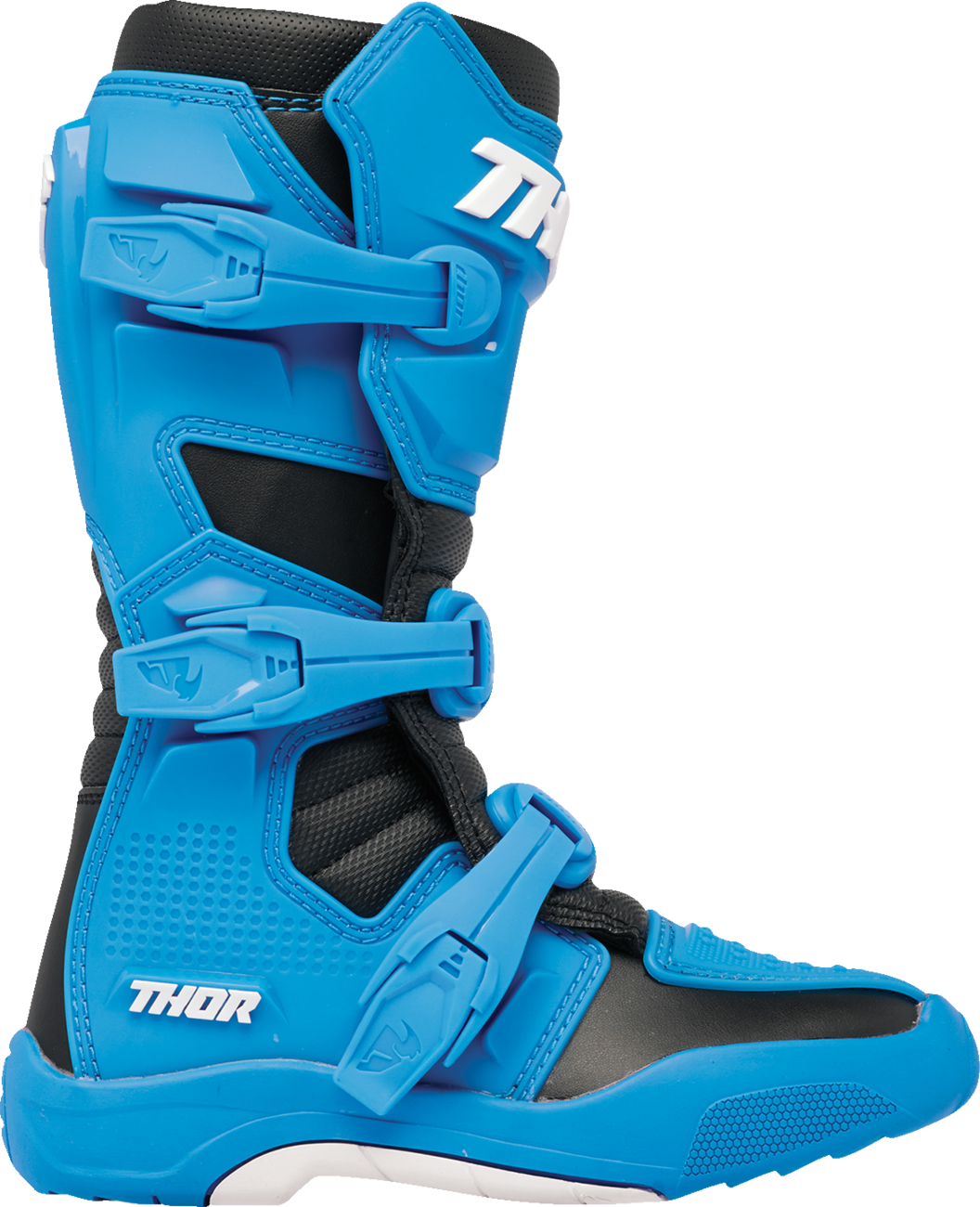 THOR Youth Blitz XR Boots - Black/Blue - Size 5 3411-0735