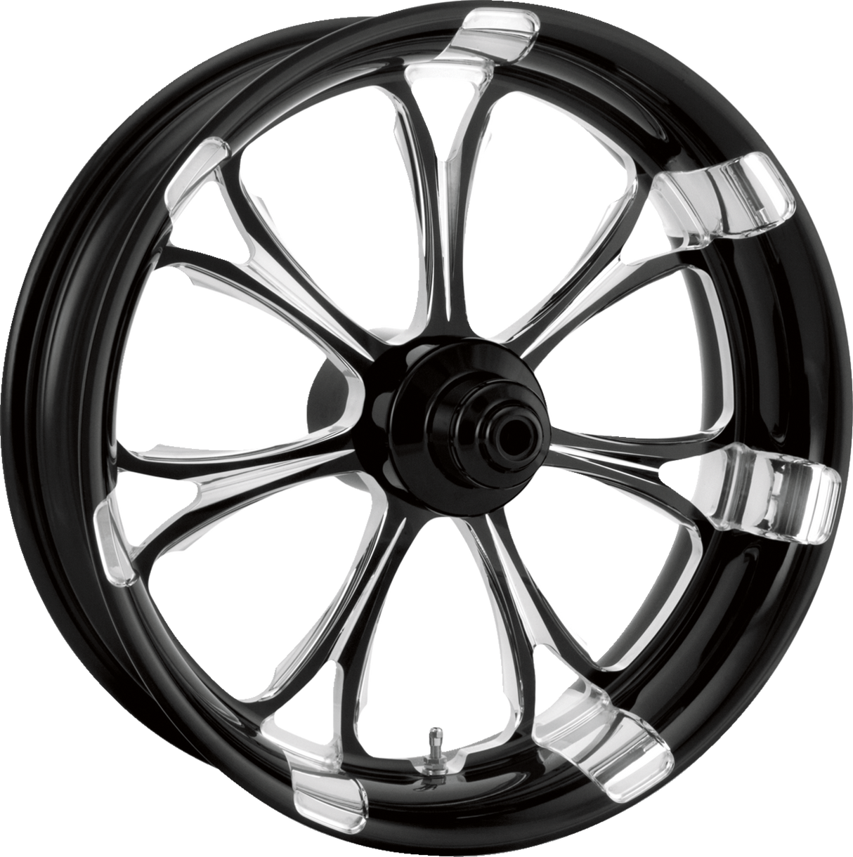 PERFORMANCE MACHINE (PM) Wheel - Paramount - Front/Dual Disc - with ABS - Platinum Cut - 21"x3.50" - '08+ FLD 12047106PARJBMP