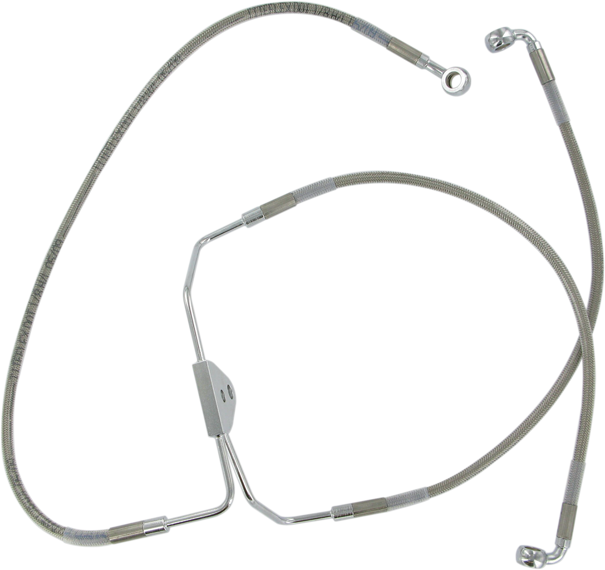 DRAG SPECIALTIES Brake Line - Front (Lower/Upper) - Stainless Steel 620085