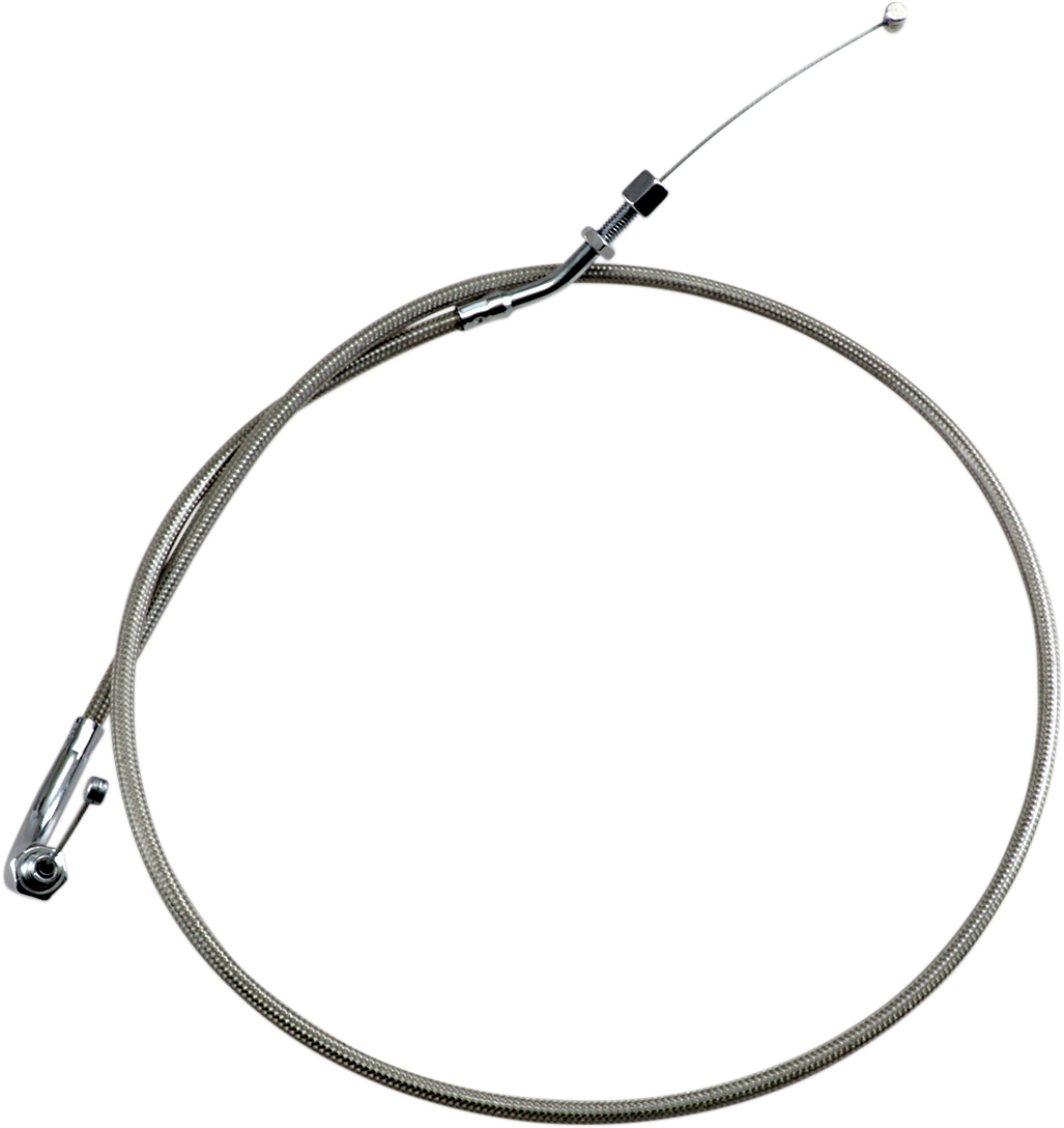 MOTION PRO Throttle Cable - Push - Yamaha - Stainless Steel 65-0261