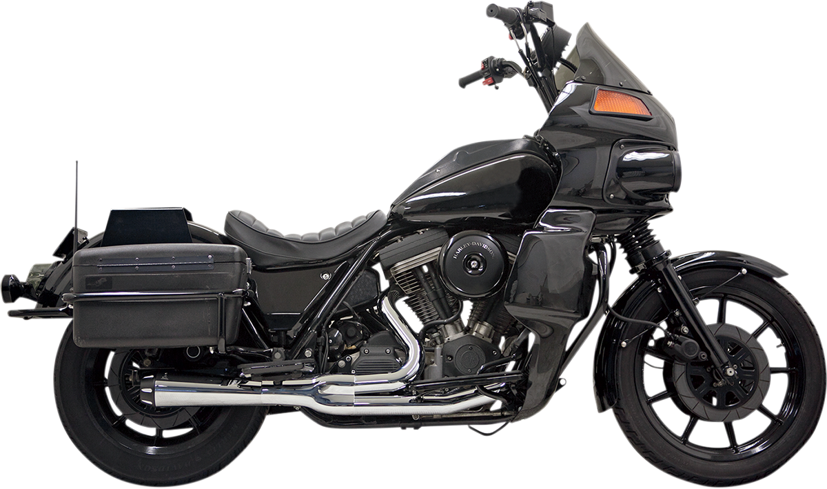 BASSANI XHAUST Road Rage 2:1 Exhaust - Chrome - FXR 1FXRF