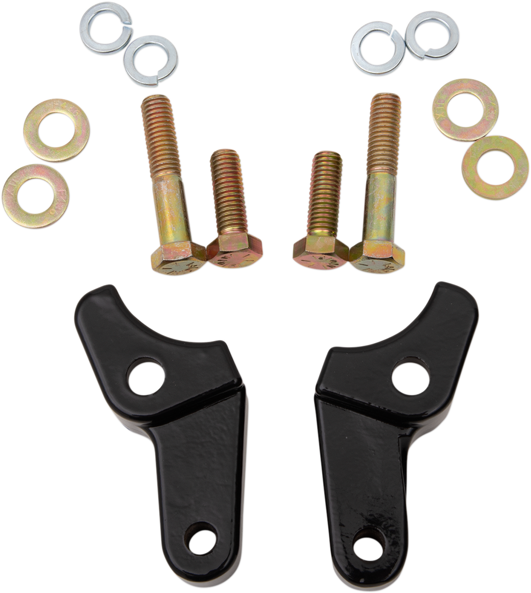 LA CHOPPERS Rear Lowering Kit - Black Powder Coated - '18+ FL LA-7590-06B