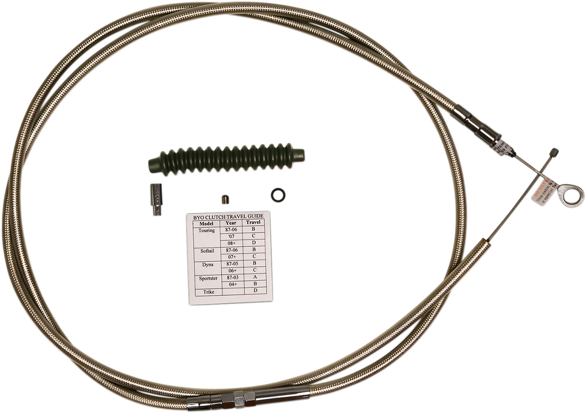 MAGNUM Control Cable Kit - BYO - Braided Stainless Steel 398313