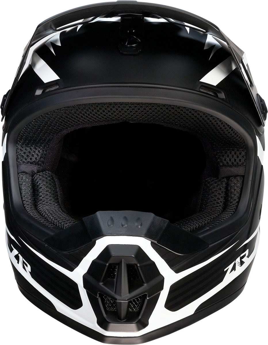 Z1R Youth Rise Helmet - Flame - Black - Medium 0111-1440