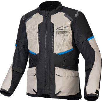 ALPINESTARS Andes Air Drystar® Jacket - Black/Laurel Gray/Bright Blue - 2XL 3207924-1479-2XL
