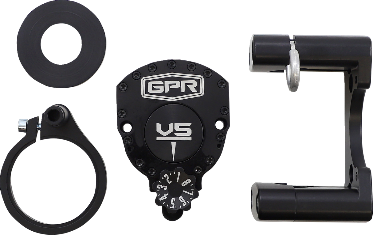 GPR V5-S Steering Damper - Black - Husky 5-9001-0099K