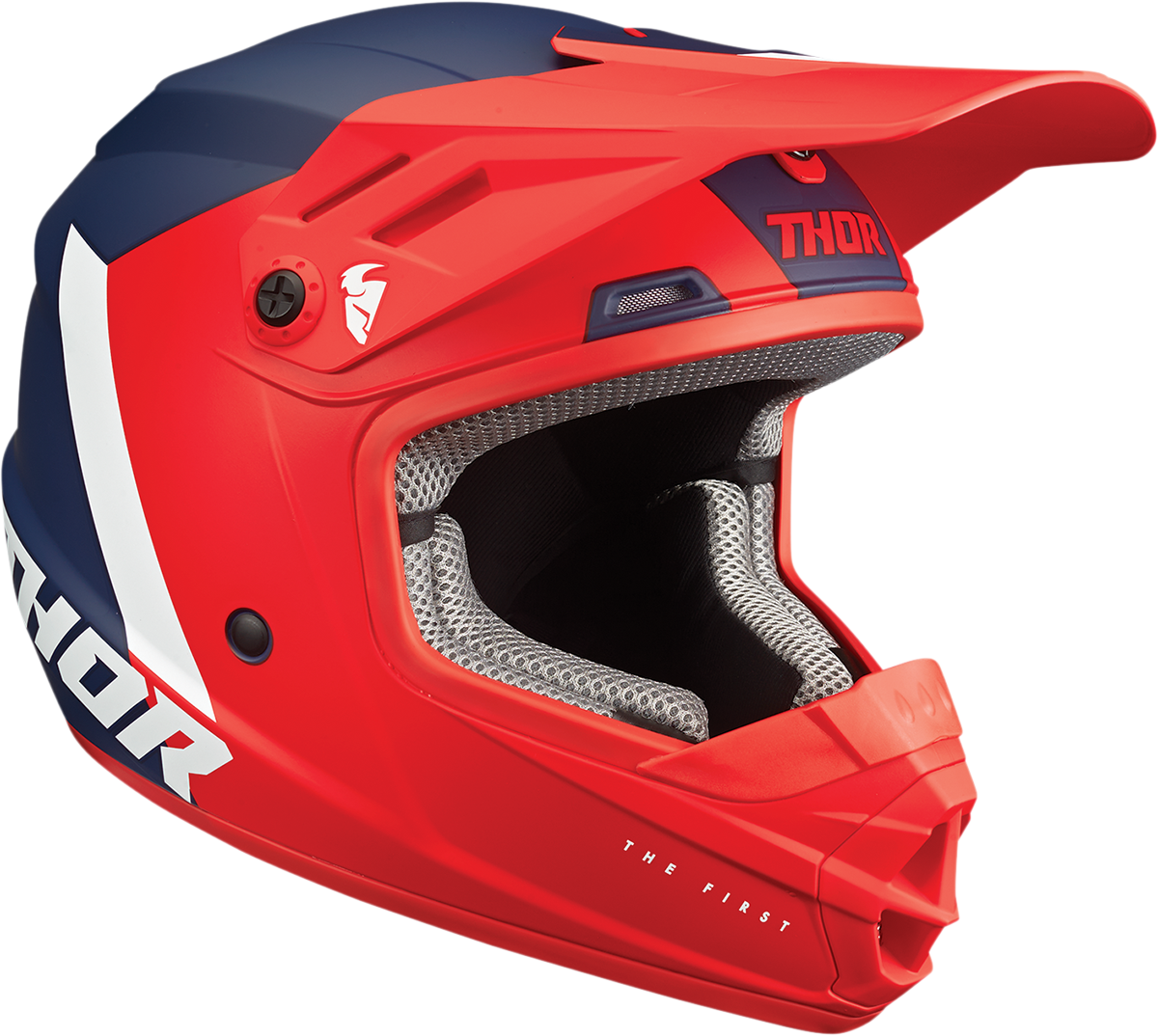 THOR Youth Sector Helmet - Chev - Red/Navy - Medium 0111-1473