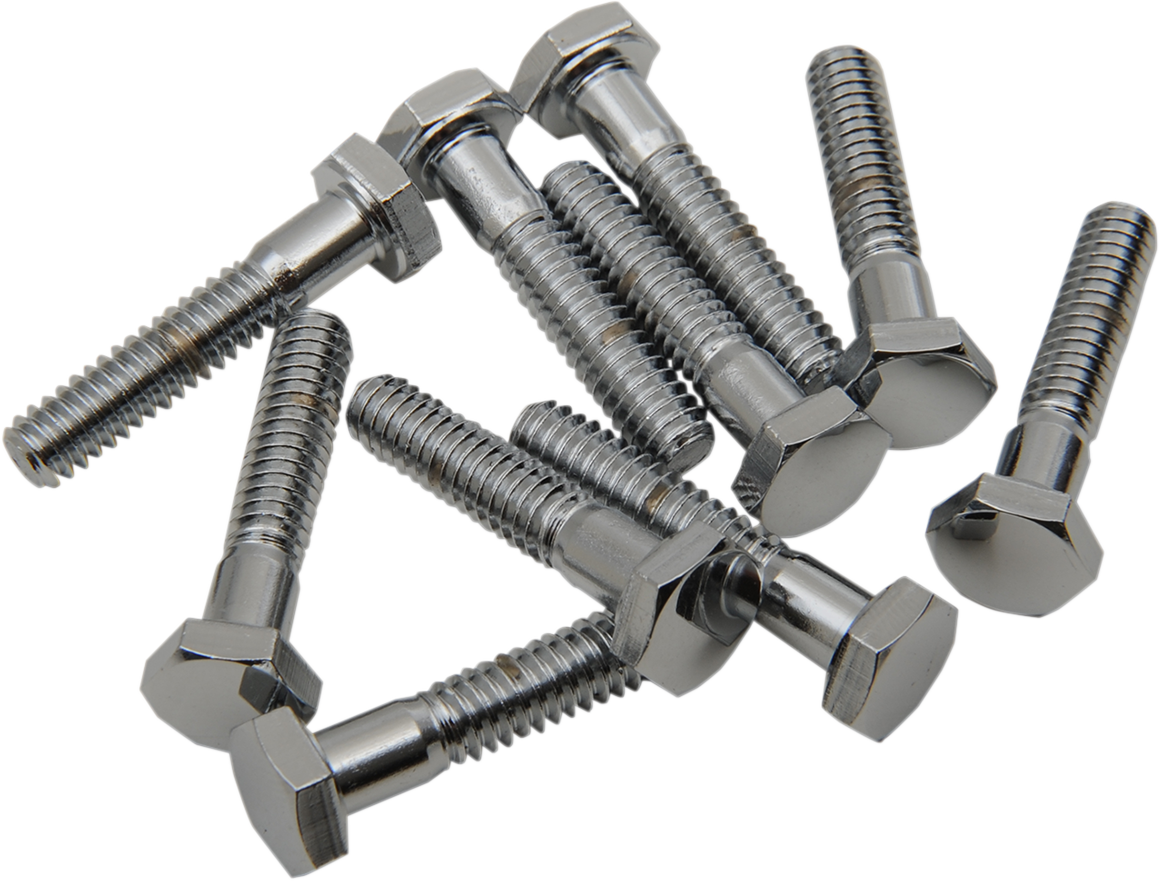 DRAG SPECIALTIES Bolts - Hex-Head - Chrome - 1/4"-20 x 1-1/4" MPB117