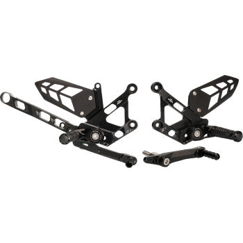 GILLES TOOLING MUE2 Rearset - Black 	MT-10 MUE2-Y02-B