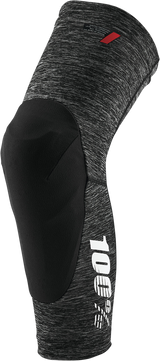 100% Teratec Knee Guards - Gray/Black - Large 70003-00007