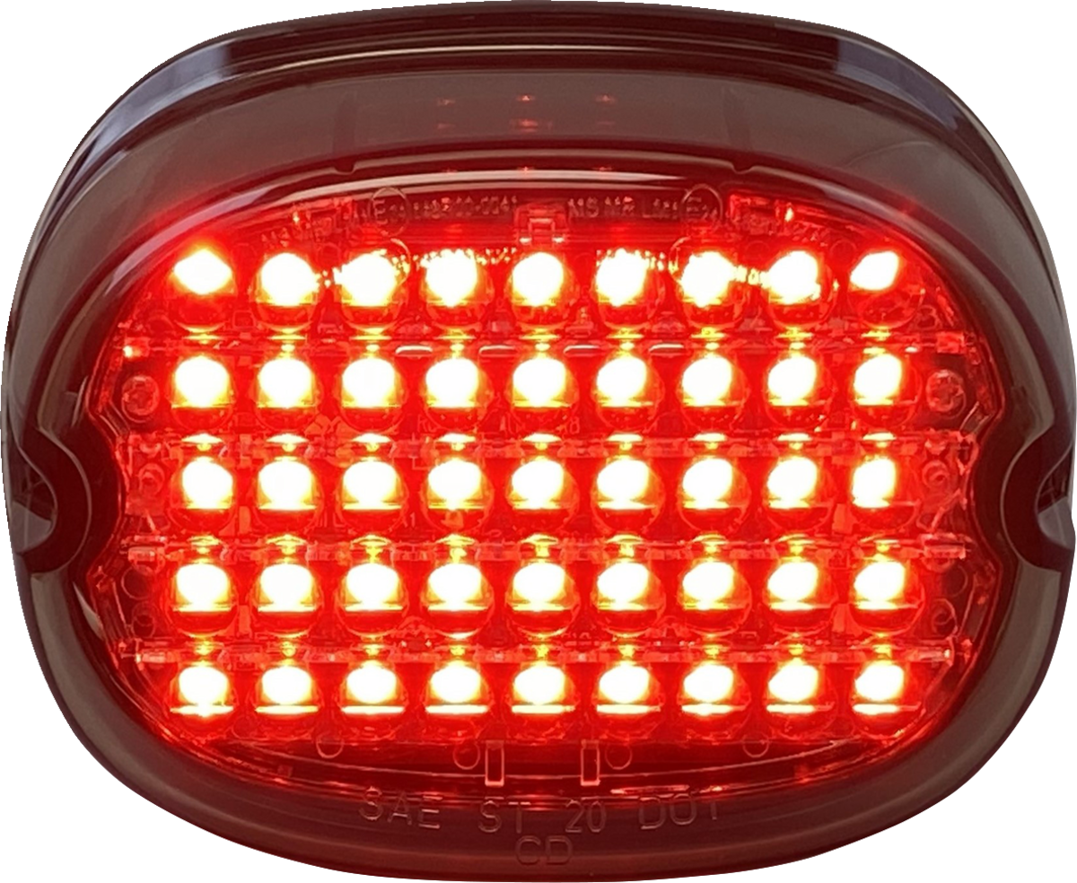 CUSTOM DYNAMICS Taillight - No Window - Smoke CD-TL-NW-S