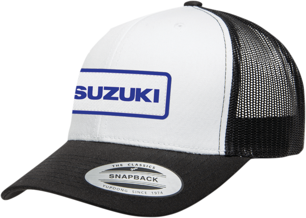 FACTORY EFFEX Suzuki Throwback Hat - Black/White 25-86404