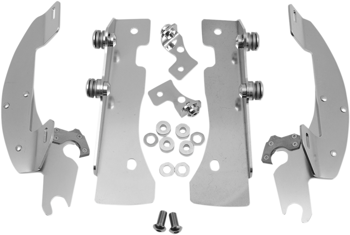 MEMPHIS SHADES Batwing Trigger Lock Mounting Kit - XV 1600/1700 - Polished MEK1906