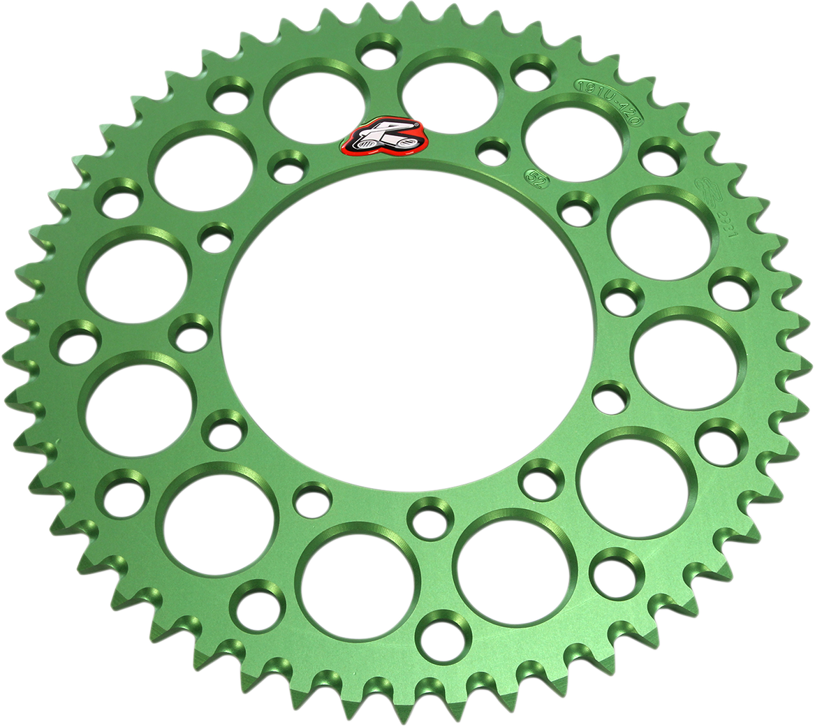 RENTHAL Sprocket - Kawasaki - Green - 52 Tooth 191U-420-52GEGN