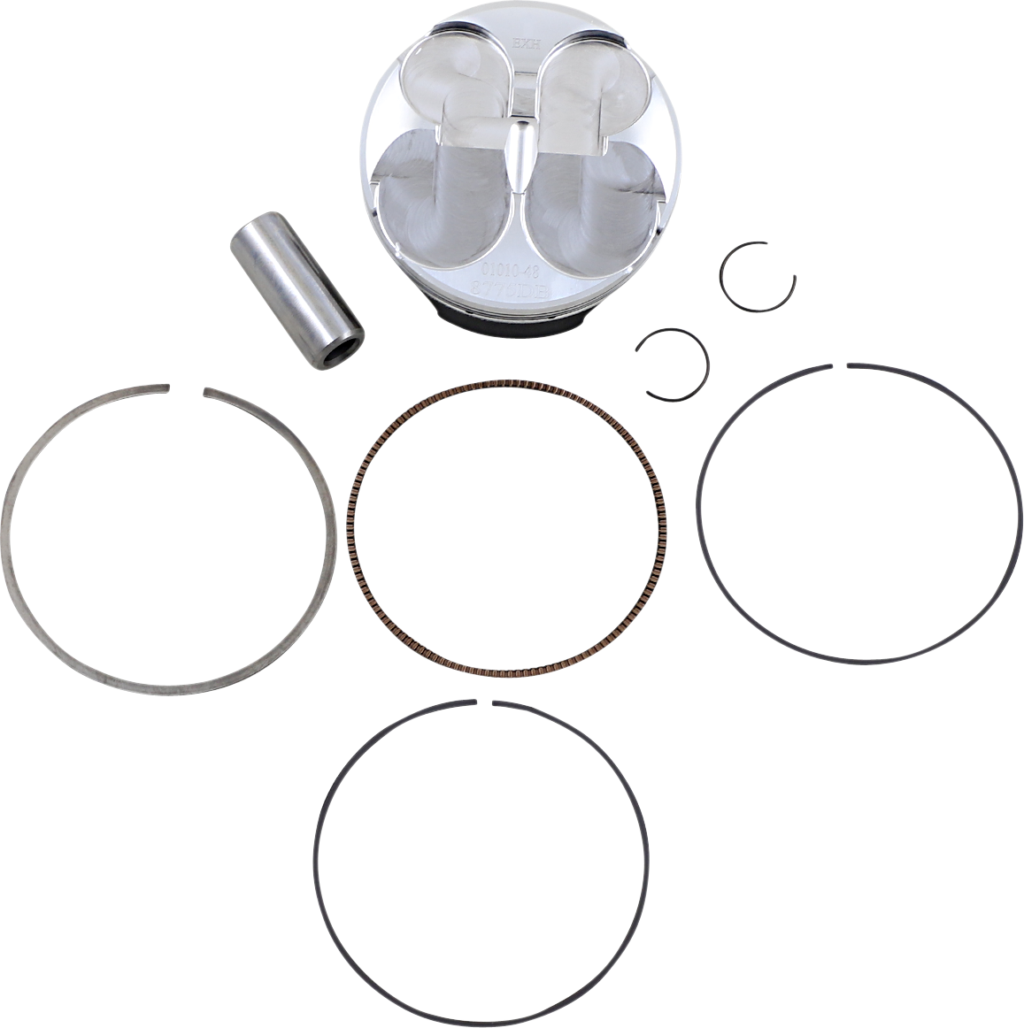 WOSSNER Piston Kit - CRF250R - 76.77 mm 8775DB