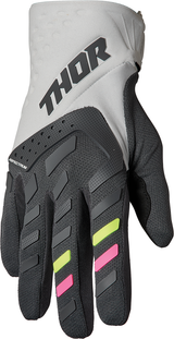 THOR Women's Spectrum Gloves - Light Gray/Charcoal - XL 3331-0206