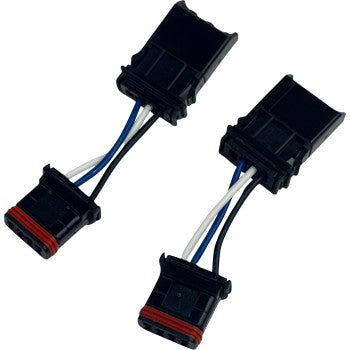 CUSTOM DYNAMICS Front Turn Signal Adapters - Heritage Softail CD-25HT-FTS-HARN