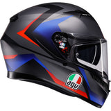 AGV Helmet K3 Striga Matte Black/Blue/Red Xl 2118381004-024-XL