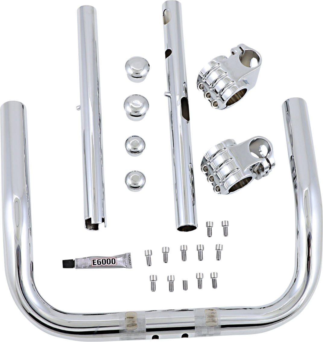 KLOCK WERKS Handlebar - Klip Hanger - 10" - Chrome KWH-01-0331