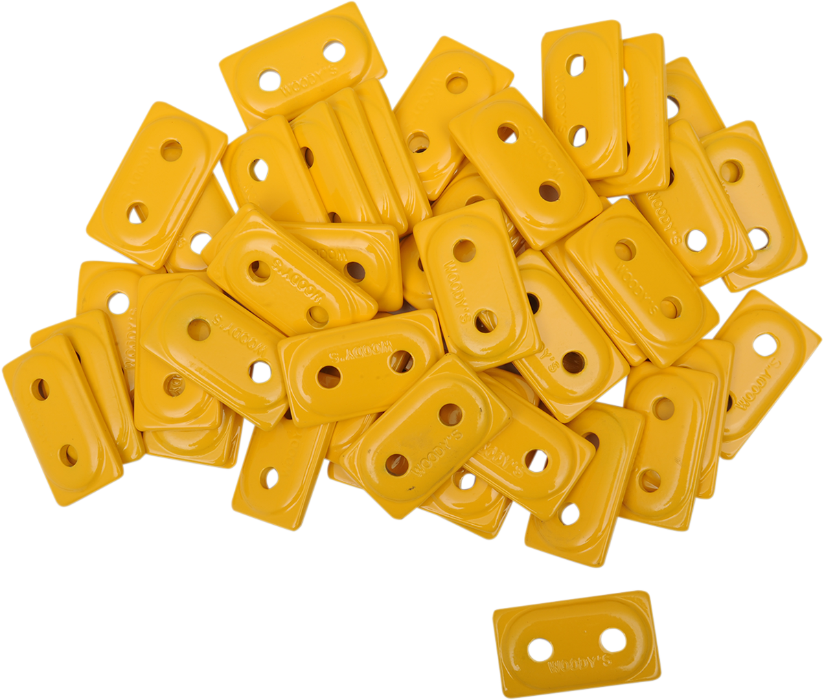 WOODY'S Support Plates - Yellow - 48 Pack ADD2-3800-B