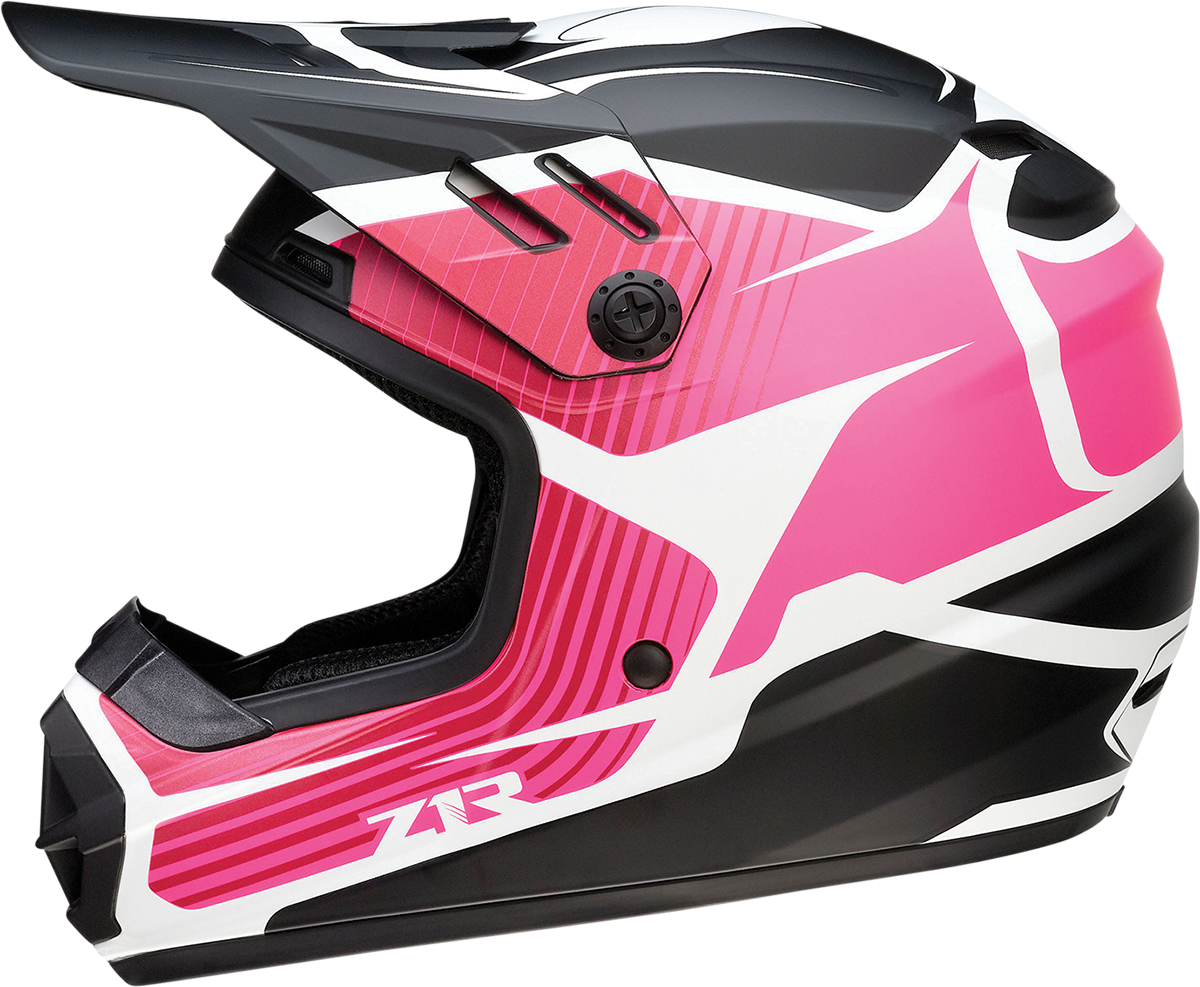 Z1R Youth Rise Helmet - Flame - Pink - Small 0111-1451