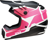 Z1R Youth Rise Helmet - Flame - Pink - Small 0111-1451