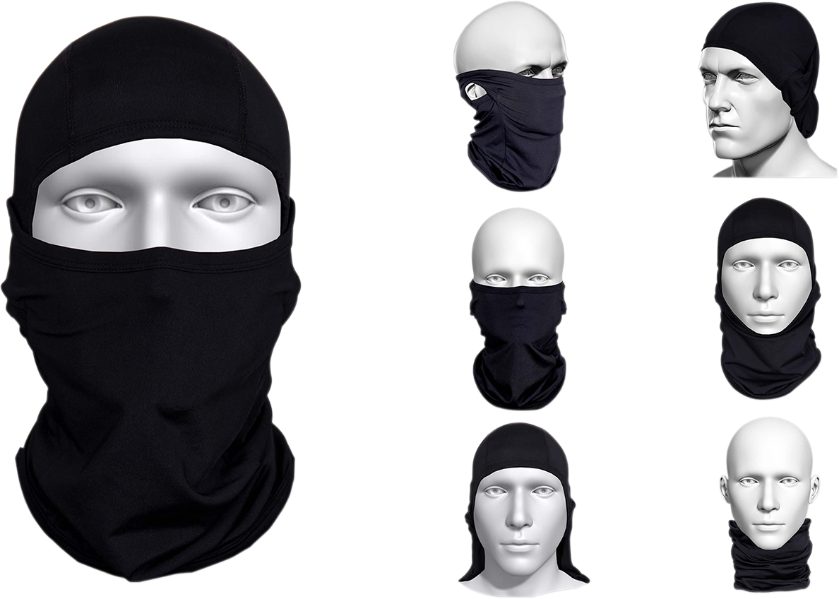 GEARS CANADA Multi-functional Balaclava - Black 300222-1