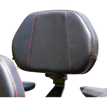 SHOW CHROME Grande Backrest - Passenger - Black Stitch - Ryker 41-420G