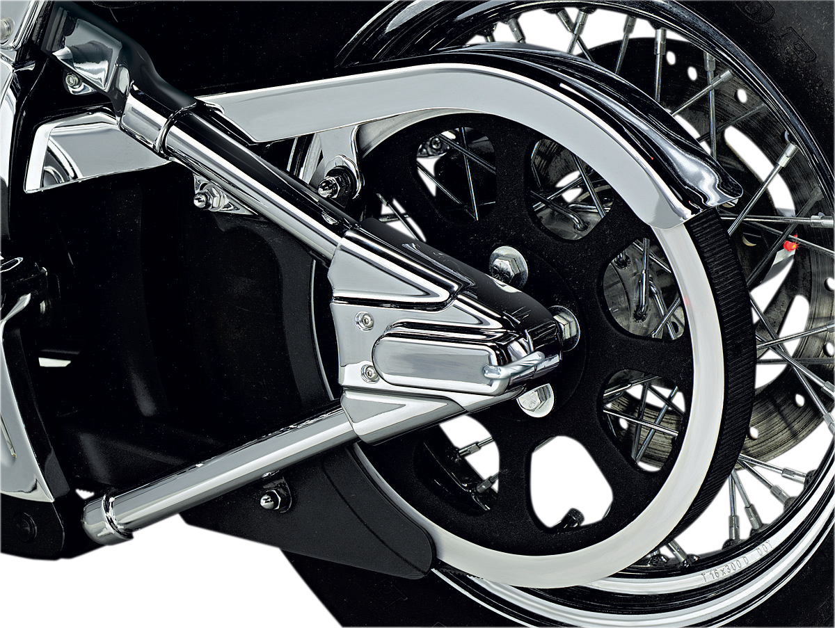 KURYAKYN Swingarm Cover - Chrome - Without LED 8256