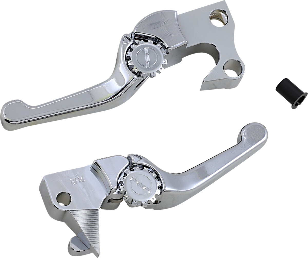 POWERSTANDS RACING Lever Set - Anthem - Shorty - Chrome 12-01653-20