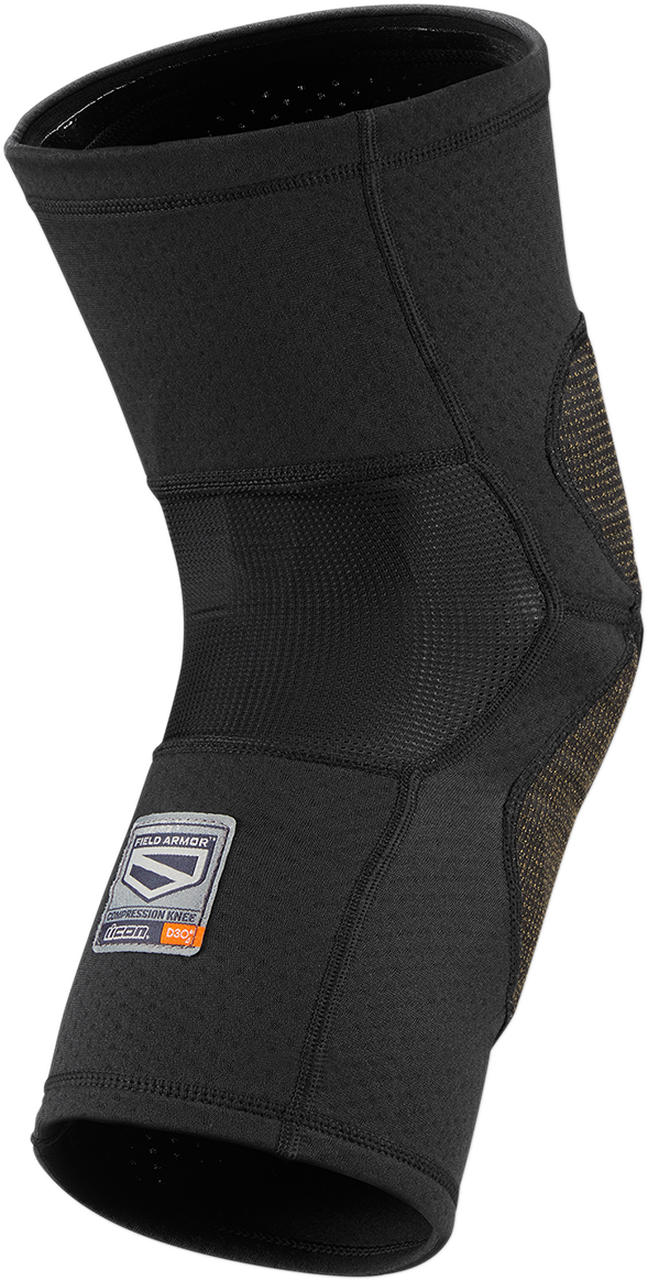 ICON Field Armor™ Compression Knee Guards - Black - Large 2704-0502