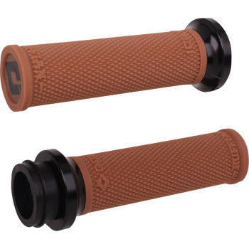ODI Ruffian Lock-On Street Grips - Indian TBW - Gum/Black V30ITWGR-B