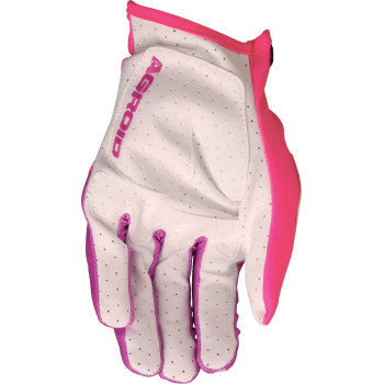 MOOSE RACING Agroid™ Pro Gloves - Pink/White - Large 3330-8099