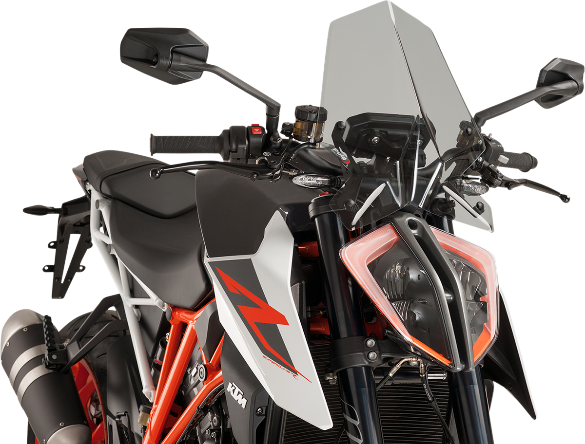 PUIG HI-TECH PARTS New Generation Windscreen - Light Smoke - KTM 9692H