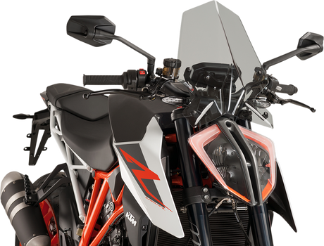 PUIG HI-TECH PARTS New Generation Windscreen - Light Smoke - KTM 9692H