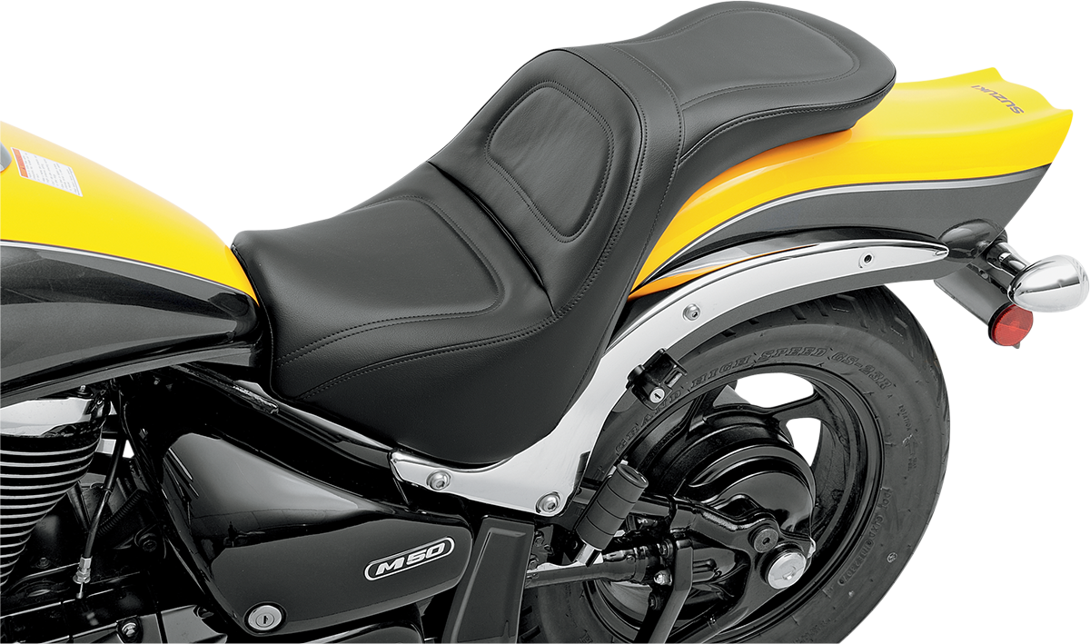 SADDLEMEN Seat - Explorer - without Backrest - Stitched - Black - M50 S05-10-029