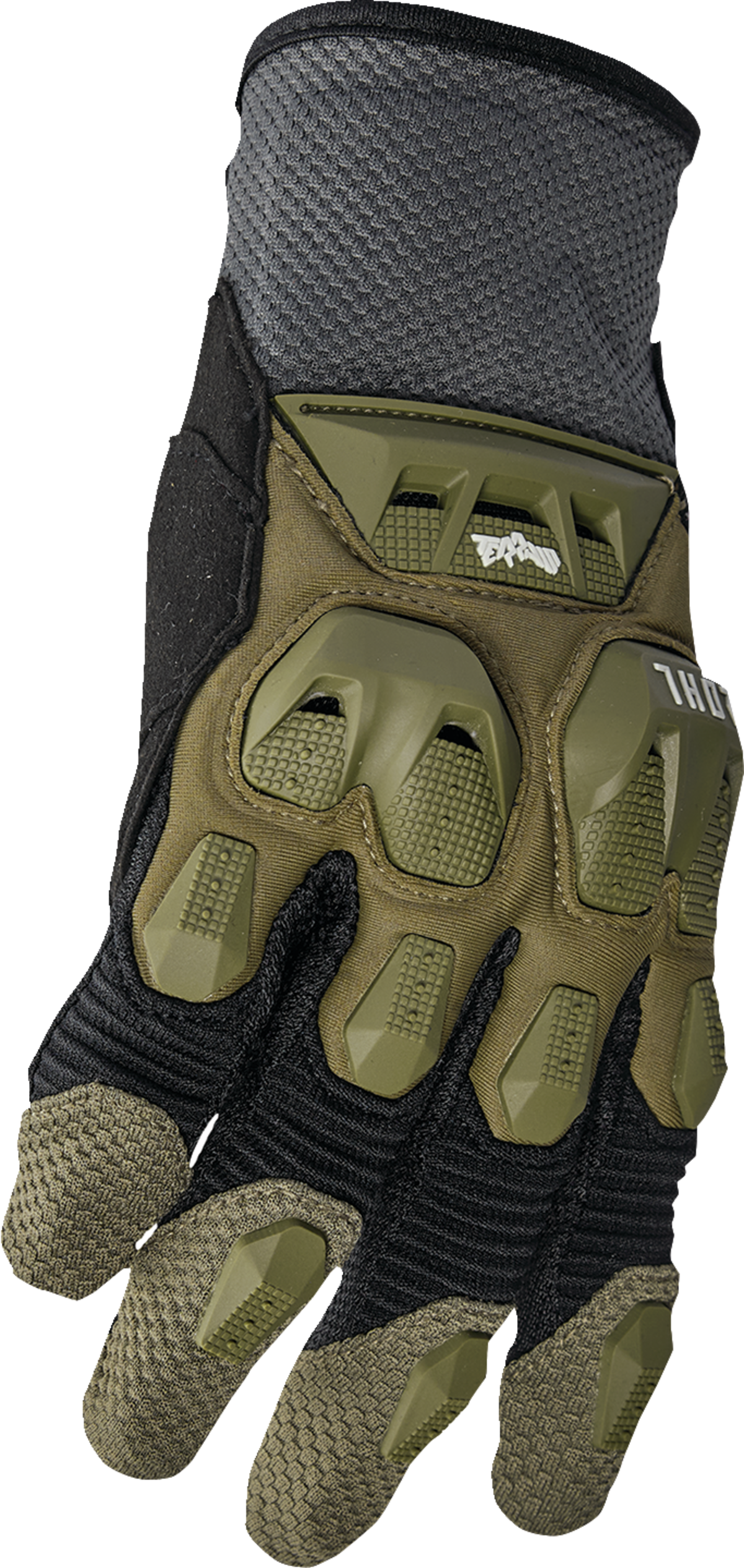 THOR Terrain Gloves - Army/Charcoal - XL 3330-7289