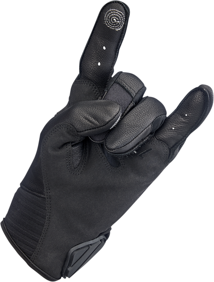 BILTWELL Bridgeport Gloves - Black Out - XS 1509-0101-301