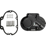 BAKER DRIVETRAIN Transmission Side Cover - Mechanical - Big Twin - Wrinkle Black BD-10603-A