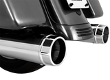 VANCE & HINES 4-1/2" Torquer Mufflers for '95-'16 FL - Chrome 16673