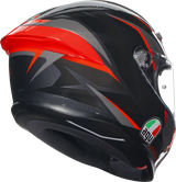 AGV K6 S Helmet - Slashcut - Black/Gray/Red - Medium 2118395002014M