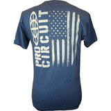 PRO CIRCUIT Logo Flag T-Shirt - Heather Navy - XL 646200-040