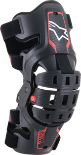 ALPINESTARS Youth Bionic 5S Knee Braces - Black/Red 6540520-13