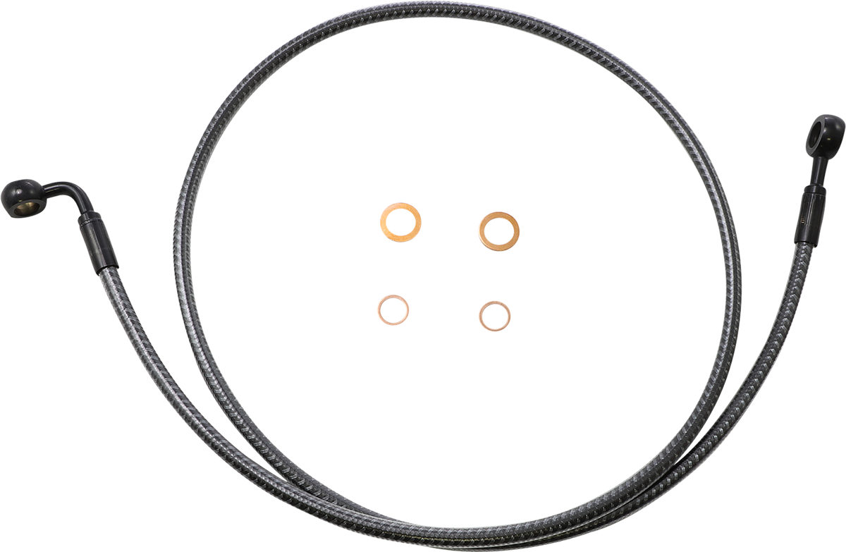 MAGNUM Brake Line - Front - 180/90 - 48" - KARBONFIBR 76448SW