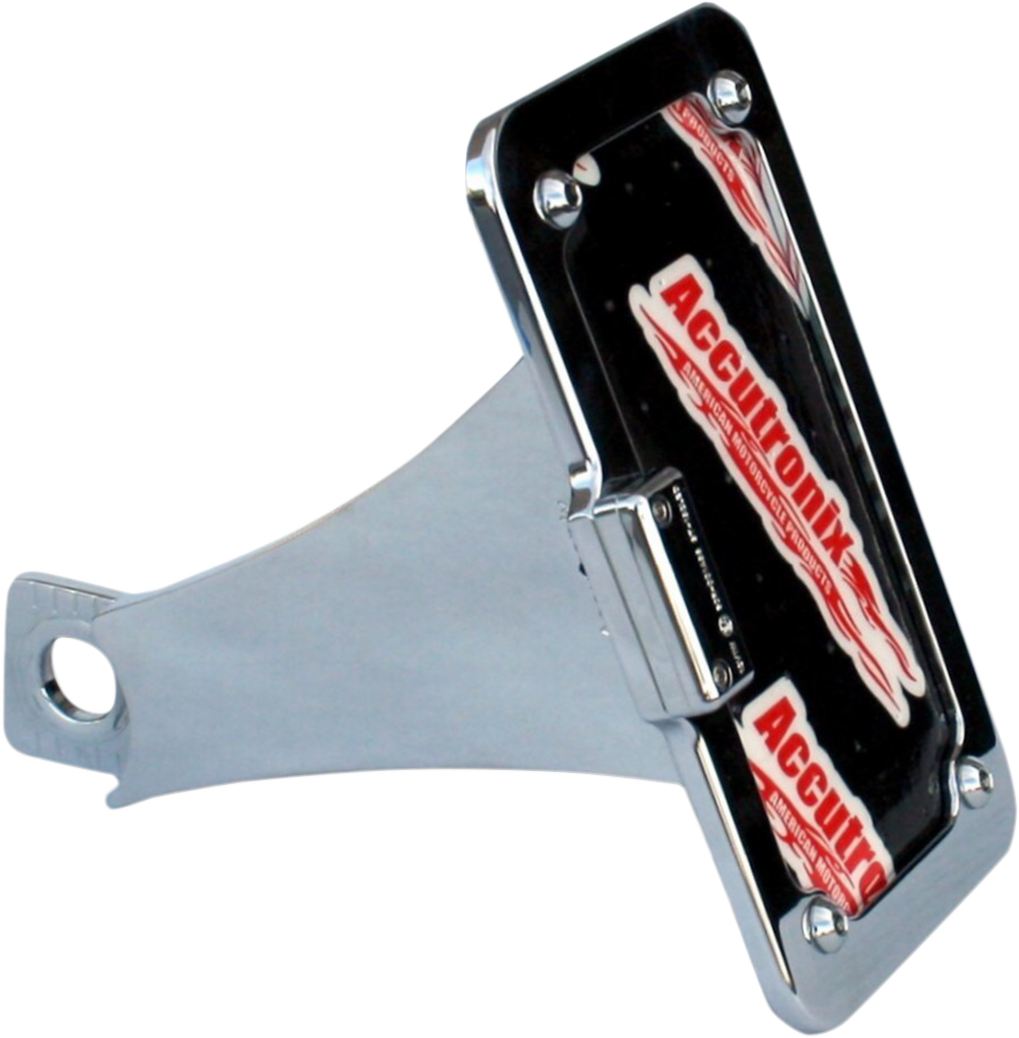 ACCUTRONIX Side mount License Plate Assembly - Chrome LPF092HV-C