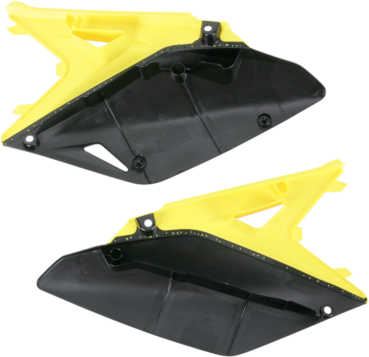 ACERBIS Side Panels - Black/Yellow 2171921017